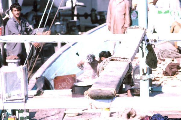 Taking a Bath on a Dhow, Dubai Creek